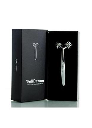 Wellderma face lifting dark silver roller