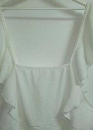 Белое платье сарафан 22/56-58 размера3 фото
