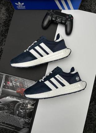 Мужские кроссовки adidas originals retropy e5 navy white4 фото