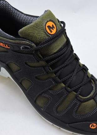 Мужские кожаные кроссовки merrell