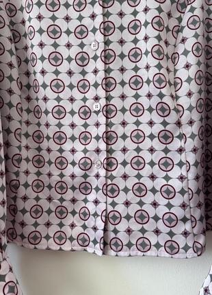 Нежная блуза в геометрический принт lucia7 фото