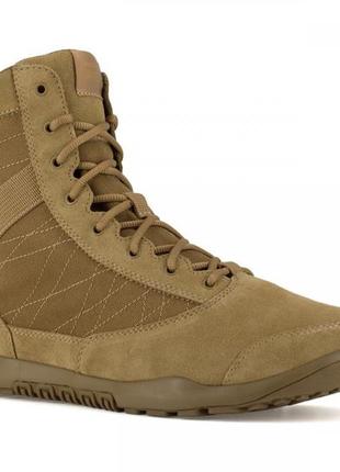 Берцы анатомические тактические военные ботинки reebok 8" nano tactical coyote 42.5=us9.5