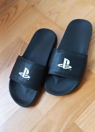 Трендові шльопанці sony playstation h&amp;m унісекс 38-39 сланці в'єтнамки сабо...