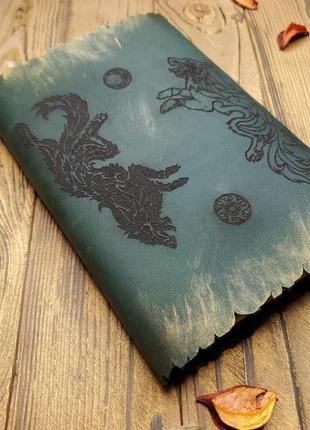 Софтбук с гравіюванням | блокнот с гравировкой | шкіряний блокнот | стильний шкіряний записник