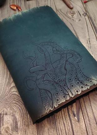Софтбук с гравіюванням | блокнот с гравировкой | шкіряний блокнот | стильний шкіряний записник