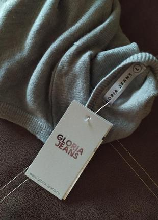 Джемпер сірий меланж оверсайз7 фото