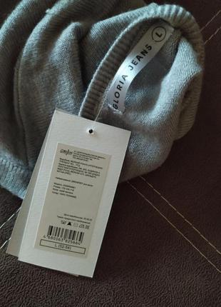 Джемпер сірий меланж оверсайз8 фото