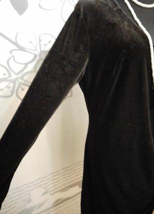 Бархатное велюровое платье миди на запах большого размера6 фото