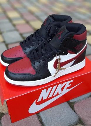 10982 nike air jordan высокие кроссовки мужские найк аэр джорданы кроссовки кроссовки2 фото