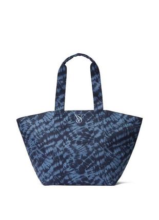 Шопер сумка пляжна victoria's secret tote bag in batik look