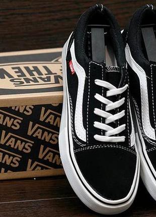 Кеди vans old skool · розмір 36-44 · кросівки ванс чорний бор...4 фото