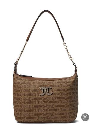 Сумка juicy couture оригинал коричневая сумка хобо в стиле guess8 фото