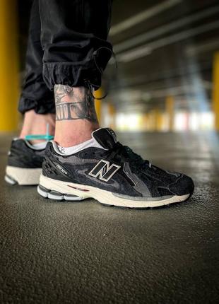 Мужские кроссовки new balance 1906d protection pack black grey beige