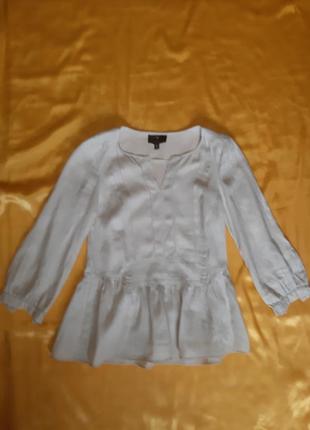 Блуза з льону.2 фото