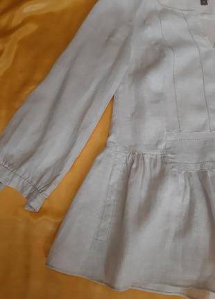 Блуза з льону.3 фото