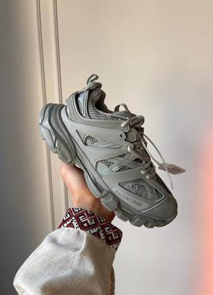 Женские кроссовки в стиле баленсиага серые balenciaga track 3.0 grey3 фото