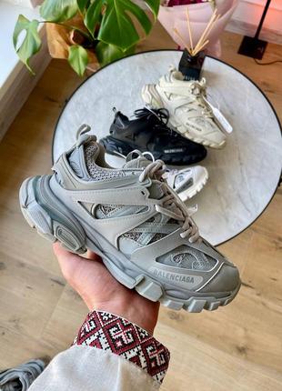 Женские кроссовки в стиле баленсиага серые balenciaga track 3.0 grey6 фото