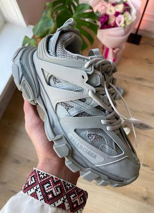 Женские кроссовки в стиле баленсиага серые balenciaga track 3.0 grey5 фото