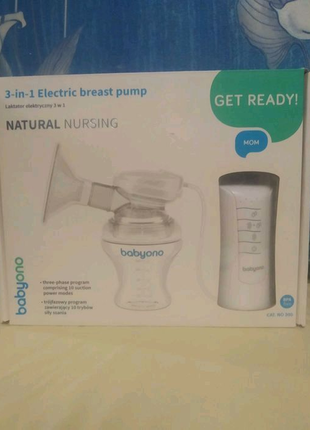 Електричний молоковідсмоктувач babyono natural nursing1 фото