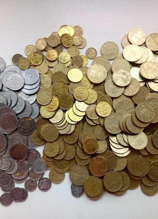 Монети україни (монеты украины) 1, 2, 5, 10, 25, 1 грн. 353 монет1 фото