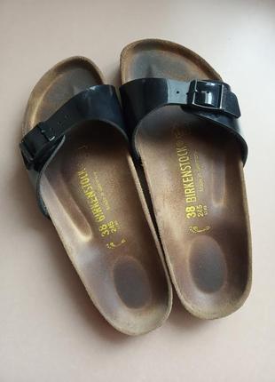 Шлепанцы birkenstock (38 l7 m5) made in germany женские8 фото