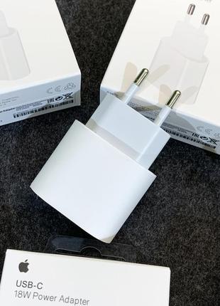 Адаптер apple power adapter 18w (зарядка для iphone)