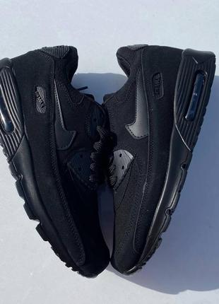 Мужские кроссовки nike air max 90 black3 фото