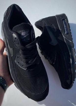 Мужские кроссовки nike air max 90 black6 фото