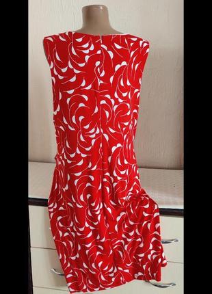 Красива жіноча натуральна сукня, плаття, наш 54 розмір, 46 євророзмір від alba moda3 фото