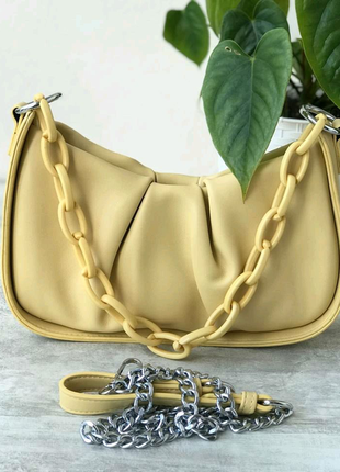 Жіноча сумочка жовта