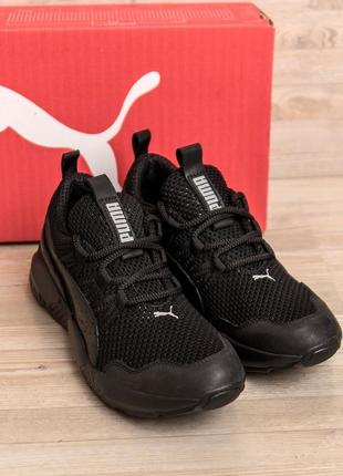 Мужские кожаные кроссовки puma кожа/сетка3 фото