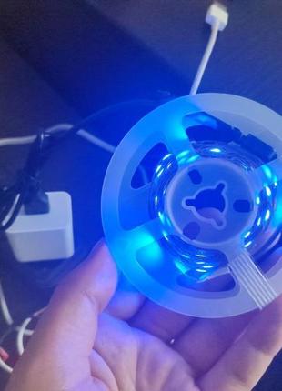 Светодиодная умная led лента с bluetooth и пультом ду 3м17 фото