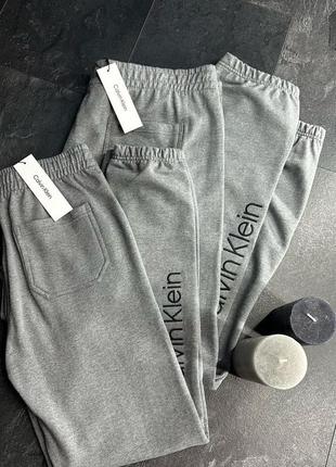 Штани з вишитим логотипом calvin klein