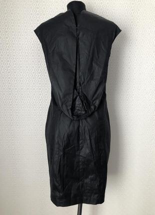 Эффектное оригинальное черное платье премиального итальянского бренда oblique, размер 1 (s)