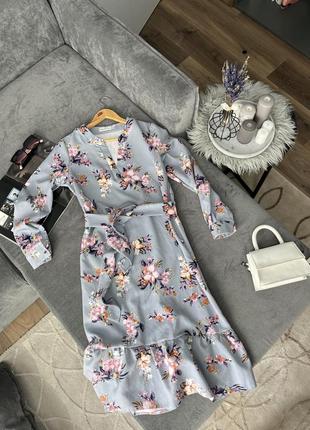 Трендова сукня в квітковий принт від kakadu dress