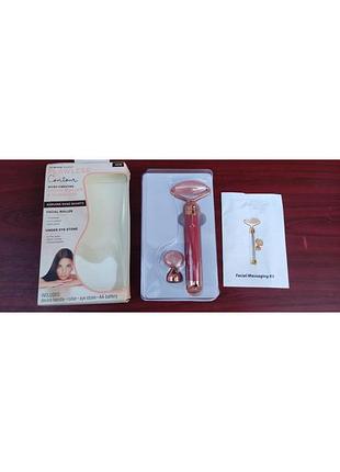 Ролик массажер для лица flawless contour cn красный