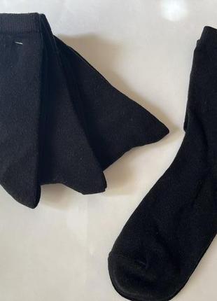 Носки носки высокие черные eur 31-361 фото