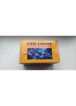 Внутренняя гирлянда 15м 300 диодов белые super brighter led light7 фото