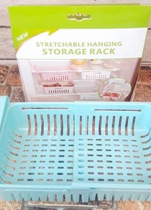 Подвесная полка органайзер для холодильника storage rack1 фото