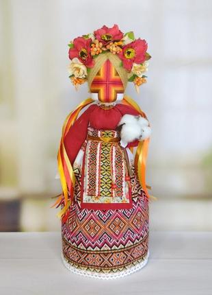 Лялька мотанка берегиня роду. бавовняна берегиня (бавовна, з бавовною)