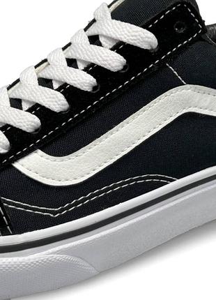 Женские кроссовки vans old skool black white premium кеды ванс олд скул8 фото