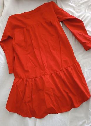 Платье яркое красное4 фото