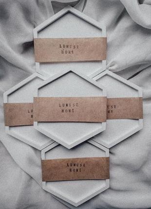 Гіпсова підставка під свічки