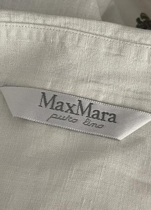 Льяная рубашка туника бренд max mara3 фото