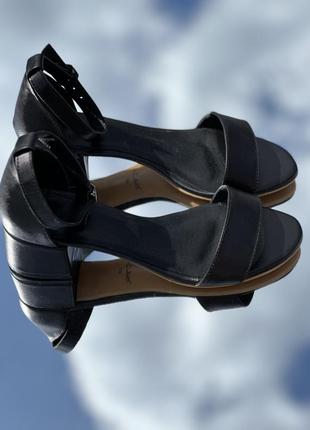 Женские босоножки на каблуке чёрные натуральная кожа замша под заказ 36-43р все цвета7 фото