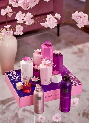 Подарунковий набір косметики rituals garden of happiness gift set yozakura сад щастя