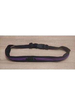 Ремінь-cумка спортивний (через плече або на пояс) фіолетовий7 фото