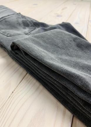 Качественные хлопковые серые джинсы скинни asos2 фото