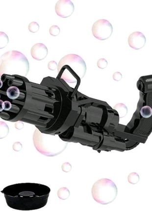 Кулемет дитячий з мильними бульбашками gatling мініган wj 9605 фото