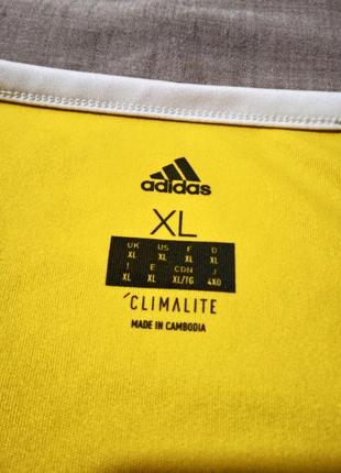 Футболка adidas climalite желтая на лето xl4 фото